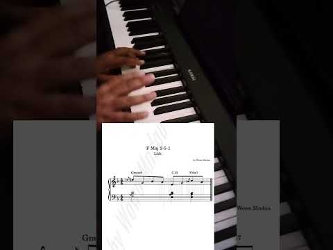 FMaj 2-5-1 lick 🎼🎹🎶 #wowomndau #piano #pianolessons