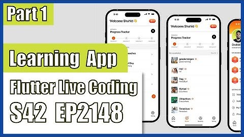 [Flutter] Flutter Live Coding EP2148 (Language Learning App UI Part 1)