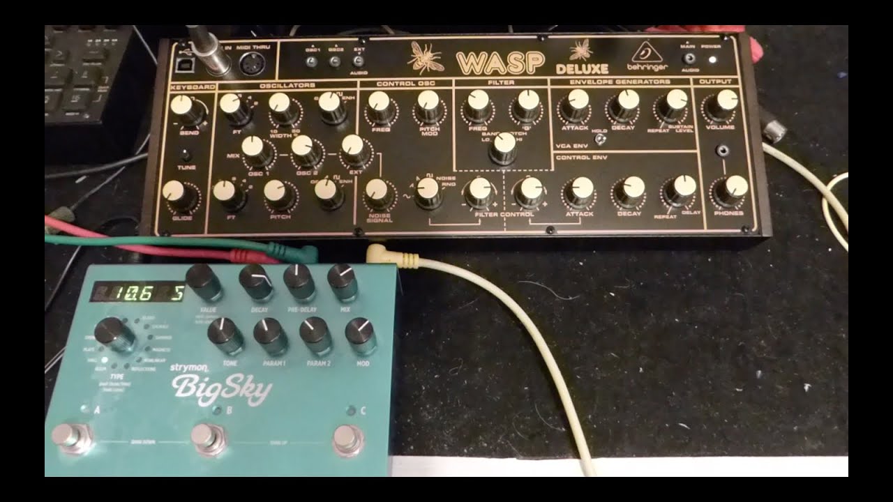 Behringer Wasp Deluxe & Strymon Big Sky
