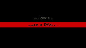 Redd Builder - How to create a RSS Campaign?