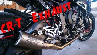 YAMAHA MT10/FZ10 - Sc-Project CR-T Exhaust Sound check - Flyby