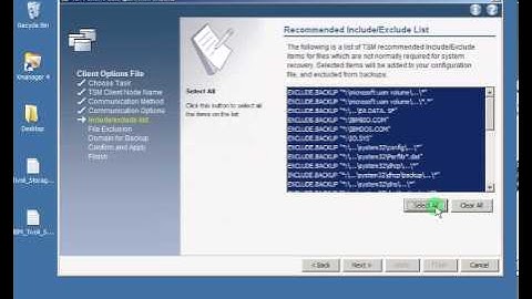 TSM 6.3 BA Client Installation and Configuration Steps
