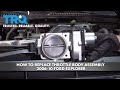 How To Replace Throttle Body Assembly 2006-10 Ford Explorer