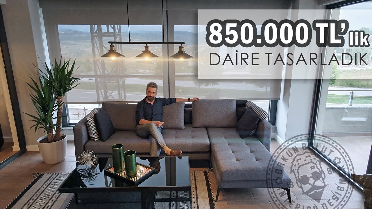 850.000 TL' lik örnek Daire Tasarladık