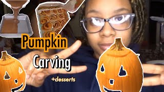 PUMPKIN CARVING VLOG ft. friends🤍