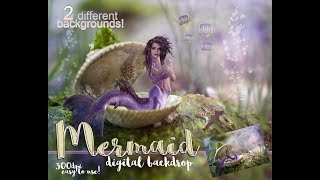 Mermaid - how to add your face to the digital background screenshot 5
