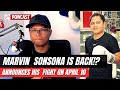 Marvin Sonsona Announces His Fighting in April! Welterweight?