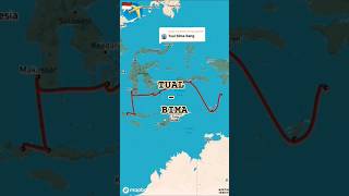 Download Lagu #shorts #travelboast #maprute #tual #maluku #bima #ntb MP3