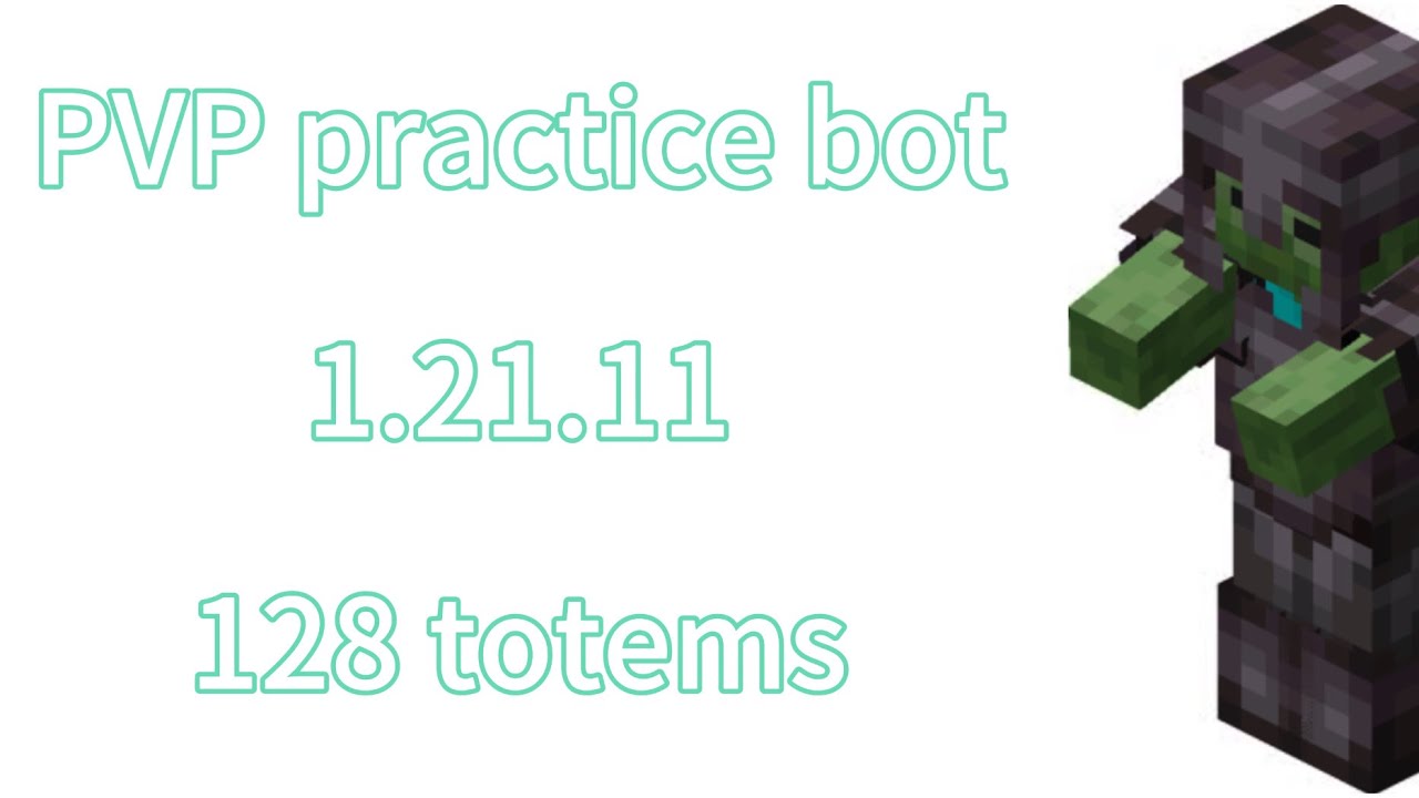 PVP practice bot | 1.21.11 #minecraft #pvp - YouTube