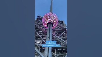 Thumbnail of Up close with the Times Square New Years Eve 🪩 Test Ball Drop 2023! #shorts