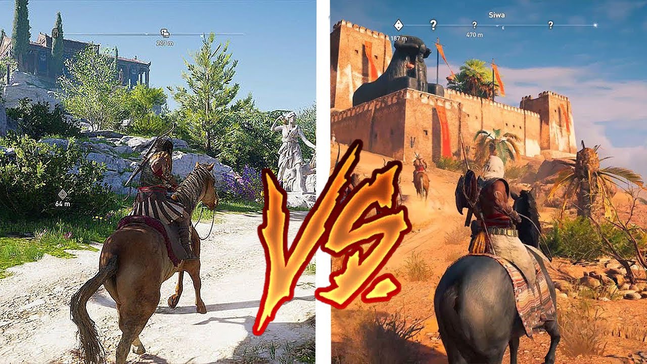 Assassin's Creed Odyssey vs Assassin's Creed Origins [Graphics ...