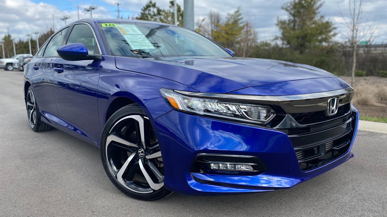 2018 Honda Accord Sport 1.5T Test Drive & Review-12k miles, $24k - YouTube