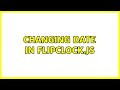 Changing Date in Flipclock.js