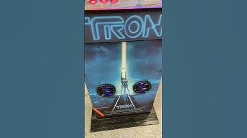 Tron Themed Pedestal Arcade Machine