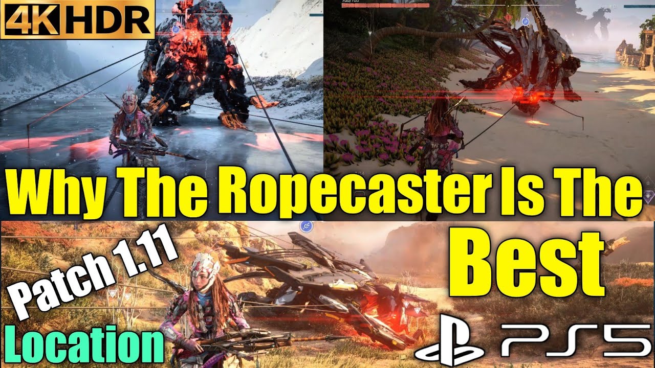 Why The Ropecaster Is The Best Weapon Horizon Forbidden West Best