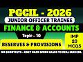 Reserves &amp; Provisions MCQS | PGCIL Finance &amp; Accounts 2026 | PGCIL Finance &amp; Accounts MCQS PDF 2026