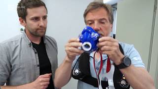 Sz-Redakteur Stephan Schön Beim Astronautentraining