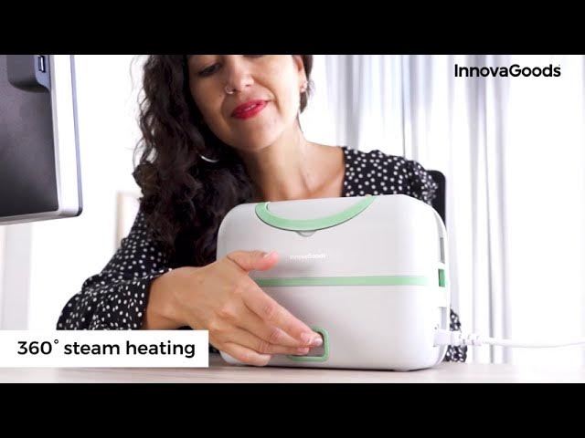 Fiambrera Eléctrica de Vapor 3 en 1 con Recetas Beneam InnovaGoods -  Gardeneas