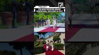 PM Modi receives grand ceremonial welcome in Rome, warm welcome by Italian PM Meloni