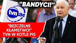 "Bandyci!". Dziennikarz TVN w kotle PiS. Kaczyński nie okazał mu litości