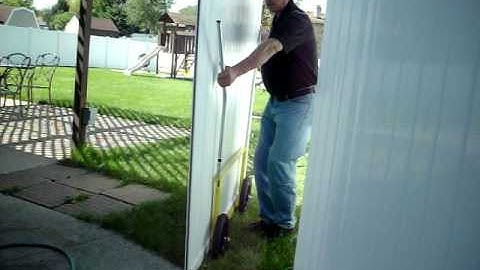 How to move a section of fence by LiftAlone.Com