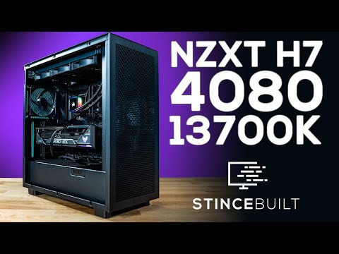 NZXT H7 FLOW Blackout RTX 4080 + 13700k!