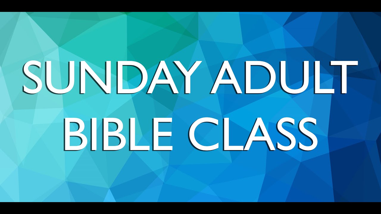 September 21, 2025 - Jim Craft - Bible Class