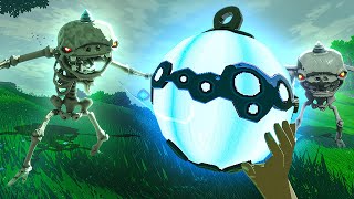 Link Discovers Explosives - Botw Vr