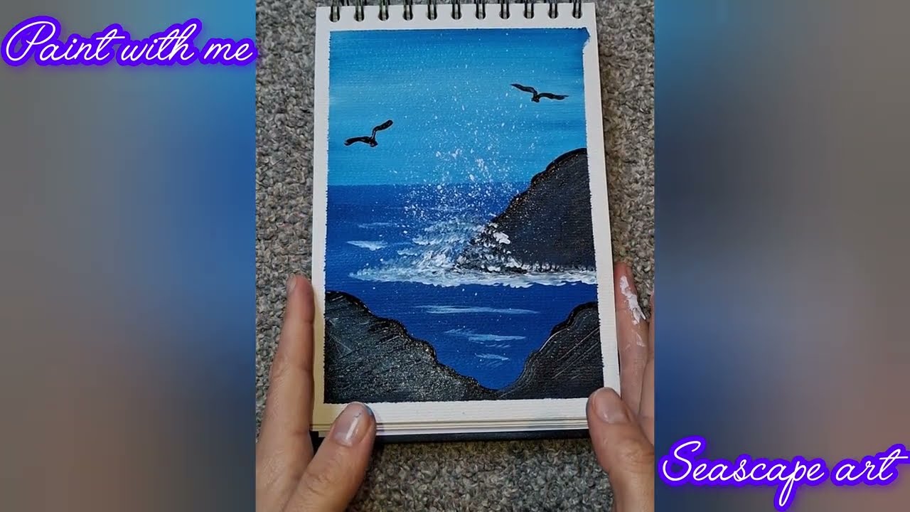 Acrylic painting | step by step | easy painting | tutorial 