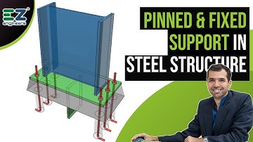 Pinned & Fixed Support in Steel Structures | English