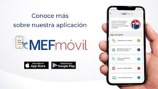 Conoce más sobre nuestra aplicación MEFmóvil para trámites y servicios screenshot 5
