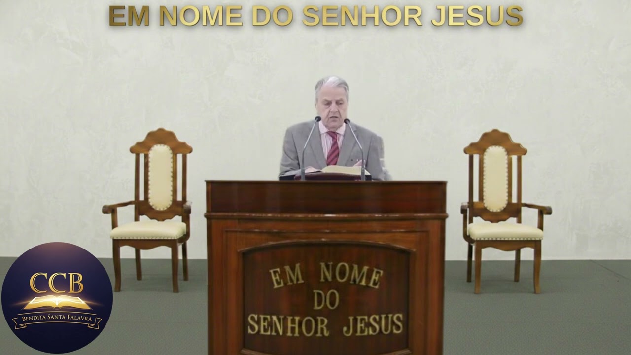 Santo Culto a Deus – CCB – Palavra de Hoje Online – Quarta – 04/03/2026 – Tiago 4
