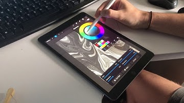 Marble Effect Ipad ProCreate! - No Sound  - Education Purposes (A-LEVEL PROJECT)