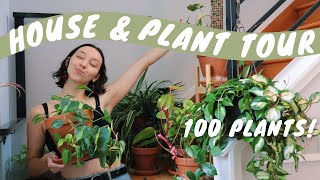 NEW HOUSE AND HOUSEPLANT TOUR 2021 | 100 plants in my $2K/month philly home | full collection!