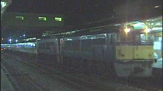 落雷による停電の中を行く EF63 EF62 JR 信越本線 横川駅にて 1997/8/2 DV77