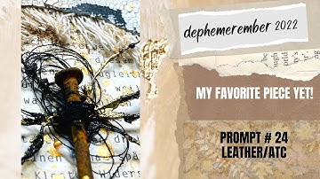 My Favorite Piece Yet! ❤️/ DEC 24/PROMPTS: COFFEE OR TEA/SPECIMEN CARD/#dephemerember