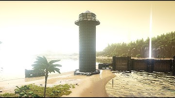 Lighthouse Build on The Island - Ark: Survival Evolved - No Mods