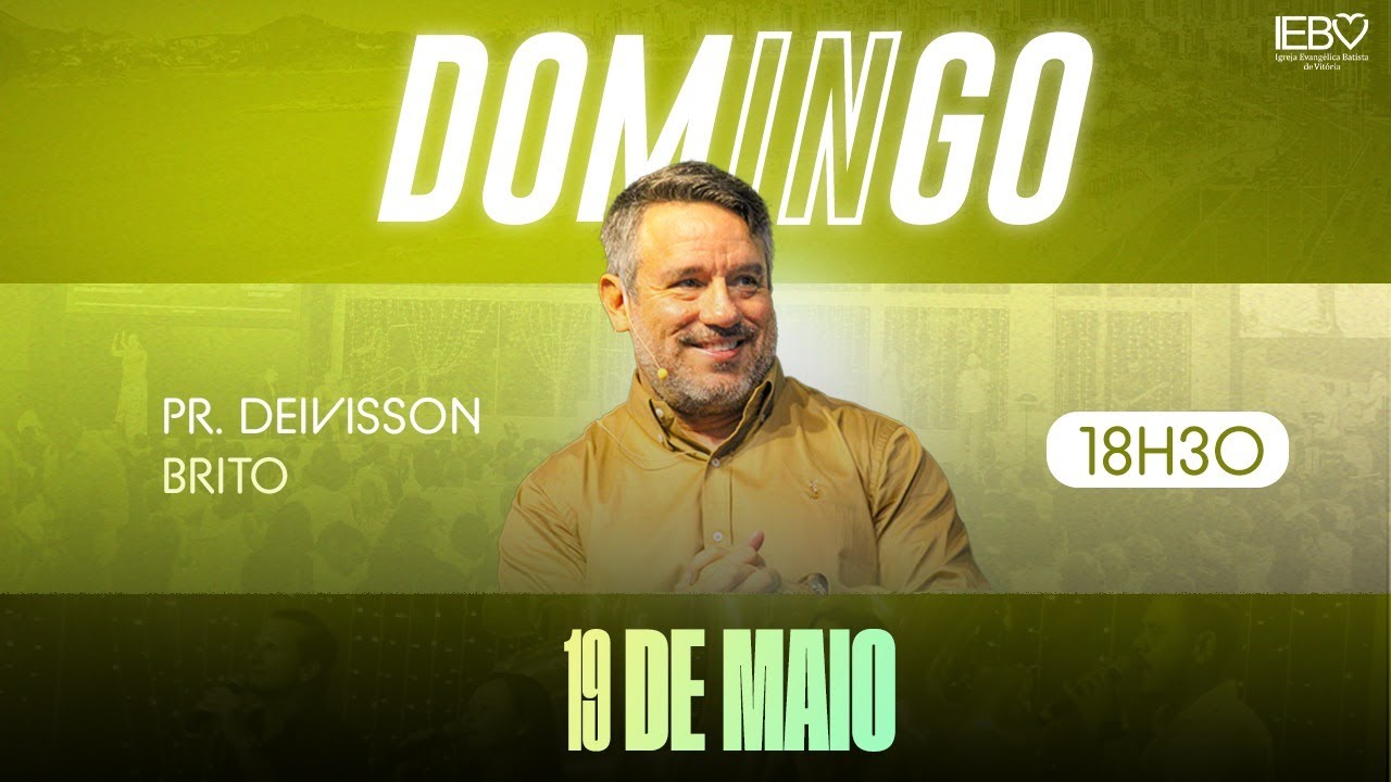 Culto Noite | Não Perca a Esperança (Marcos 5:21-24 e 35-43) | Pr. Deivisson Brito | 19/05/24