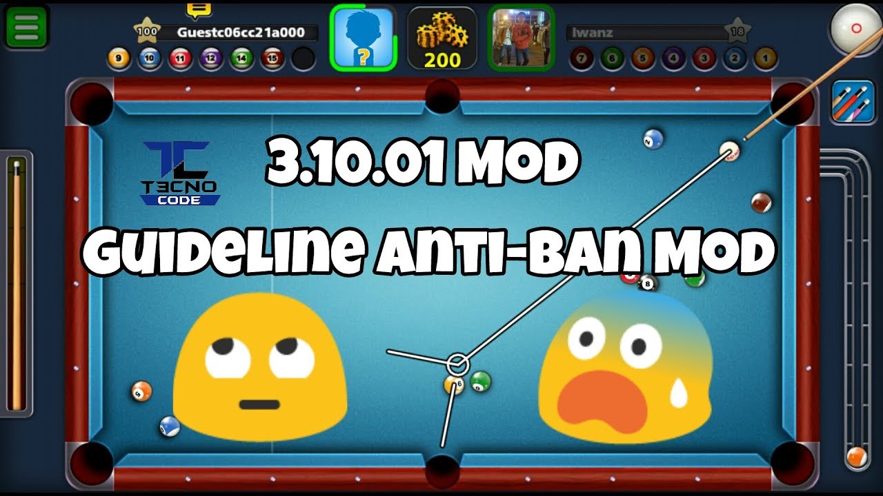 ðŸ˜3.10.1 All Room Unlocked Mod +Anti Ban Mod ðŸ˜š | 8 Ball Pool | TECHNO CODE - 