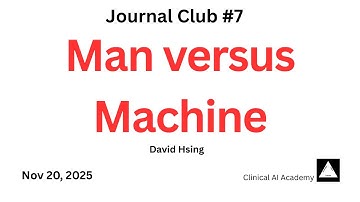 Difference between Man and Machine by David Hsing -   Journal Club [7]
