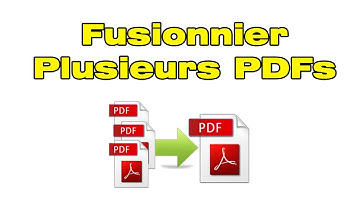 Fusionner deux fichiers PDF (regrouper deux pdf)