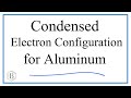 Aluminum Electron Configuration Concepts