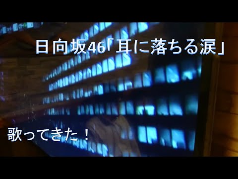 【カラオケ】日向坂46「耳に落ちる涙」歌ってきた！