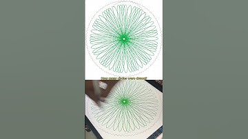 How many circles were drawn???? Big wisdom 🤔 #2024 #shorts #spirograph #wisdom