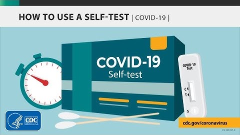 How To Use a Self-Test