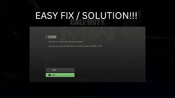 MW2 HUENEME CONCORD ERROR CODE: HOW TO FIX