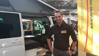 Tiny VW campervan with toilet, shower and kitchen! Reimo MultiStyle tour!