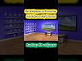 Learn how to set a wallpaper on your computer #msword #shortsreels #3d