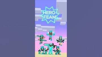 Steve Pro Team Vs Herobrine Pro Team #shorts #minecraft #aphmau #helpherobrine #minecraftshorts