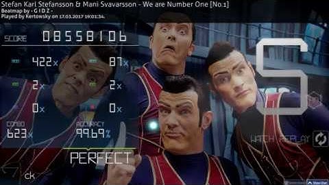 We are number one but it